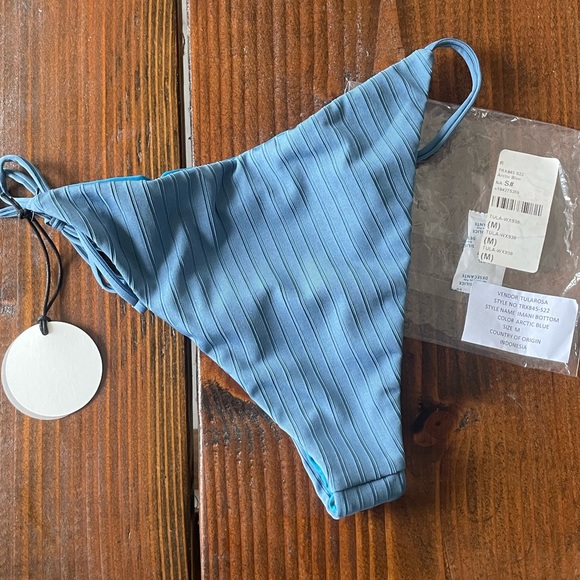 TULAROSA ❤️‍🔥 IMANI BOTTOMS NWT IN ARCTIC BLUE SIZE MEDIUM - Picture 11 of 12